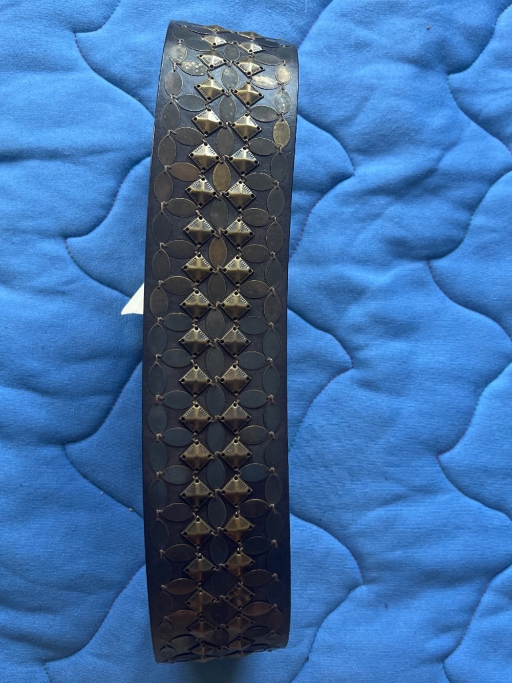 Coldwater Creek Metal Embellished Hipslung Belt